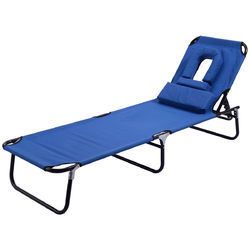 Folding Patio Recliner Lounge Chaise