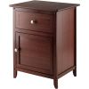 Winsome Wood Eugene Accent Table, Walnut