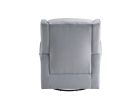 ACME Zeger Swivel Chair w/Glider , Gray Fabric LV00924