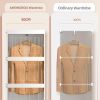 Portable Closet Clothes Wardrobe Plastic Bedroom Armoire 14"x20" Depth Cube Storage Organizer with Hanging Rod and Doors