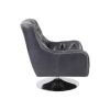 Lance Full Genuine Leather Swivel Chair