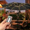 Battery patio umbrella light Warm light