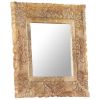 Mirror 19.7"x19.7" Solid Mango Wood