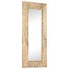 Hand-Carved Mirror 43.3"x19.7"x1" Solid Mango Wood