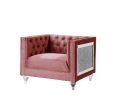 ACME HeiberoII Chair in Pink Velvet LV00329