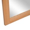 Wall Mirror Solid Teak 19.7"x27.6"