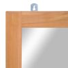 Wall Mirror Solid Teak 19.7"x27.6"