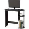 Adult Computer Desk with Built-in Shelves, Multiple Colors, 28.86' H, Indoor Use