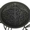 Fire Pit with Poker 19.3" Steel