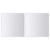 48 pcs Mirror Tiles Square Glass