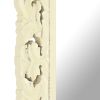 Hand Carved Mirror White 31.5"x19.7" Solid Mango Wood