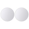 16 pcs Mirror Tiles Round Glass