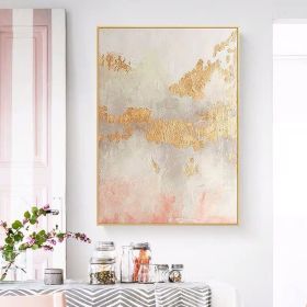 Handmade Abstract Oil Painting Top Selling Wall Art Modern Minimalist Pink Picture Canvas Home Decor For Living Room No Frame (size: 150x220cm)