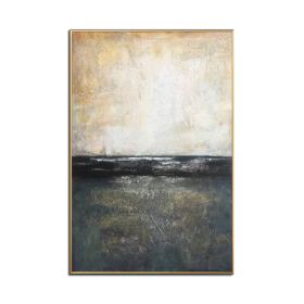 100% Handmade Top Selling Abstract Oil Painting  Wall Art Modern Minimalist  Canvas Home Decor For Living Room No Frame (size: 70x140cm)